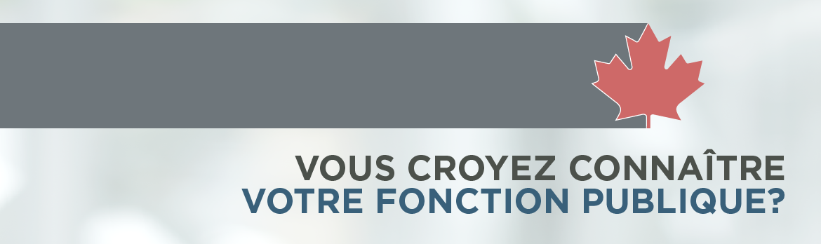 Vous croyez connaître votre fonction publique?