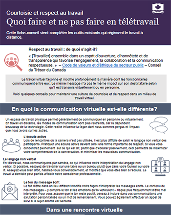 Courtoisie et respect au travail : Quoi faire et ne pas faire en télétravail