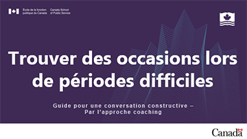 Trouver des occasions lors de périodes difficiles