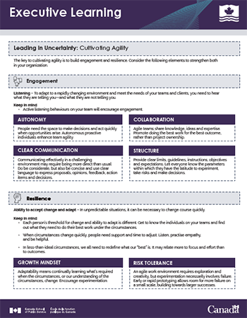 Cultivating Agility