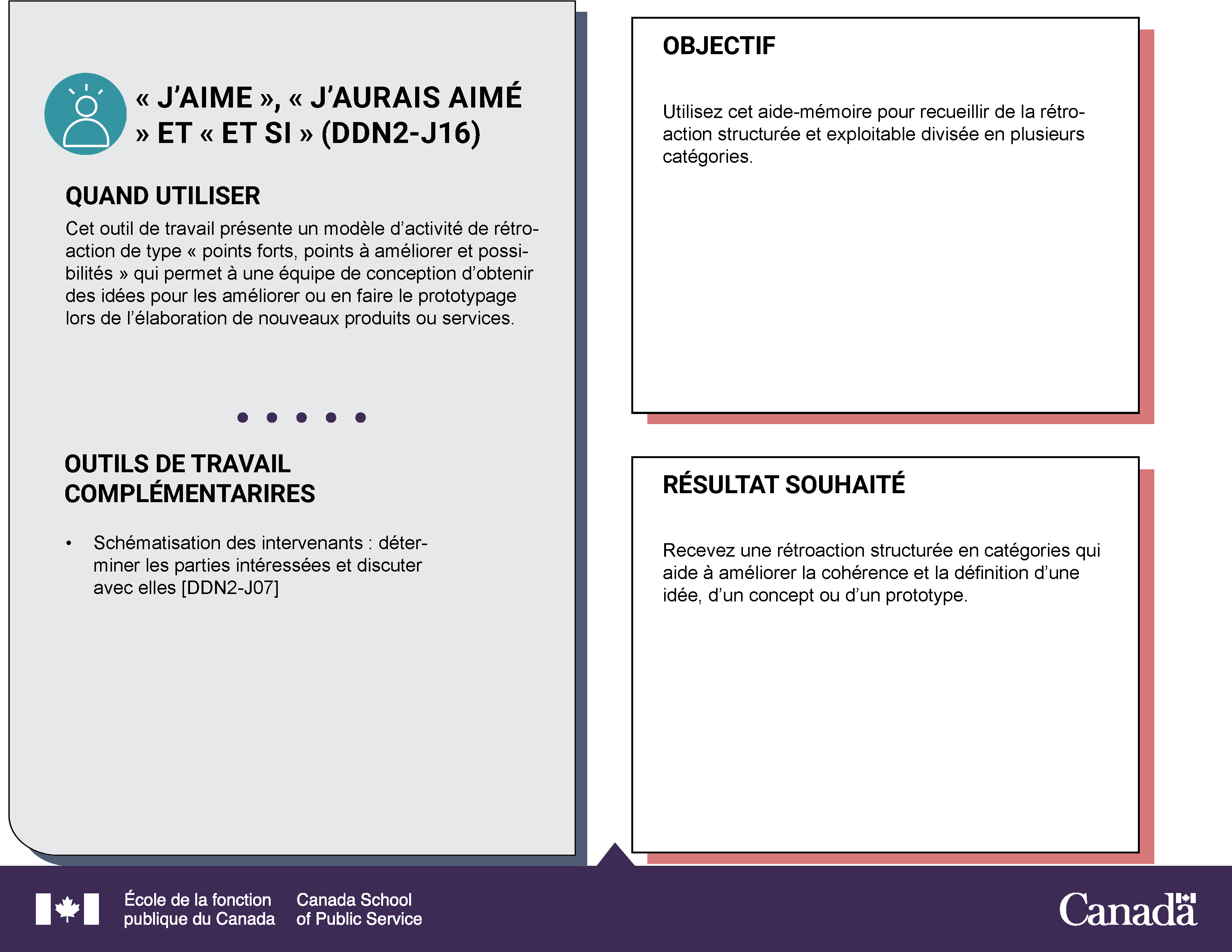 Faire une activité de rétroaction de type « points forts, points à améliorer et possibilités »