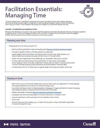 Managing Time