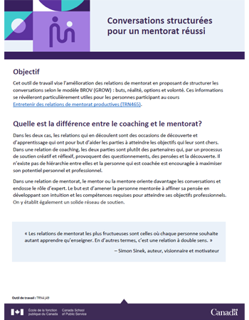 Structurer les conversations pour réussir son mentorat