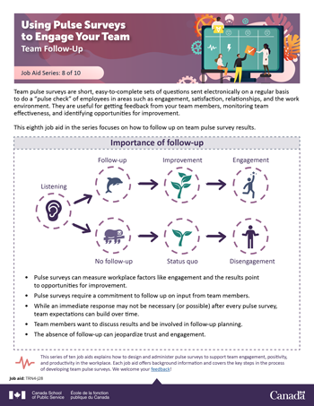 Using Pulse Surveys to Engage Your Team: Team follow-up